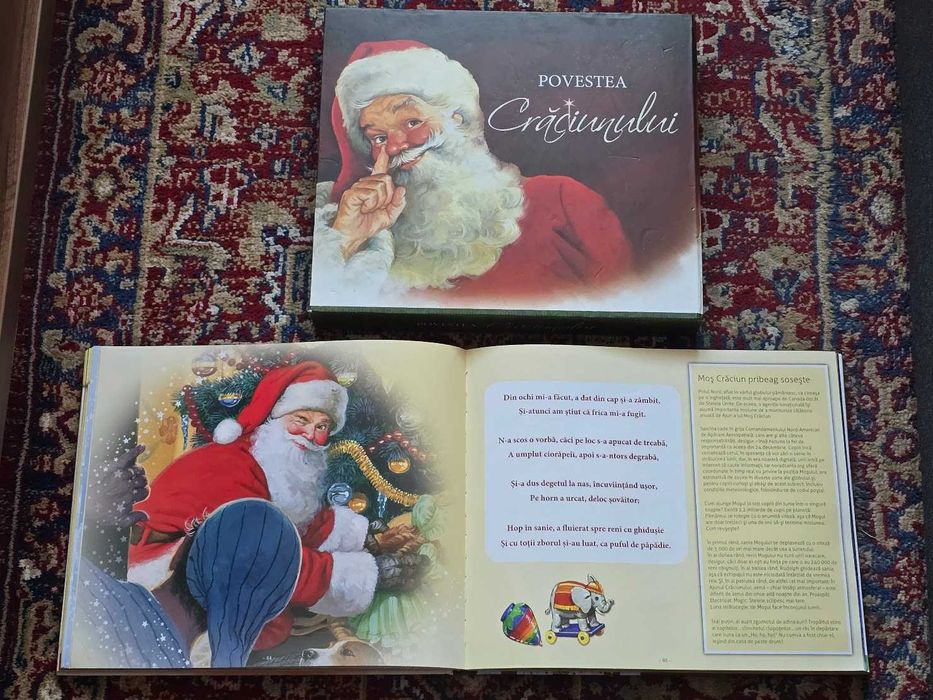 Povestea Craciunului - carte ilustrata in limba romana - cadou ideal