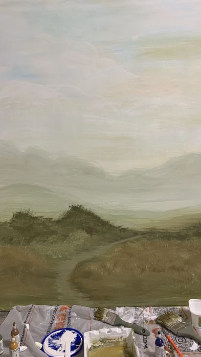 Роспись стен под ключ