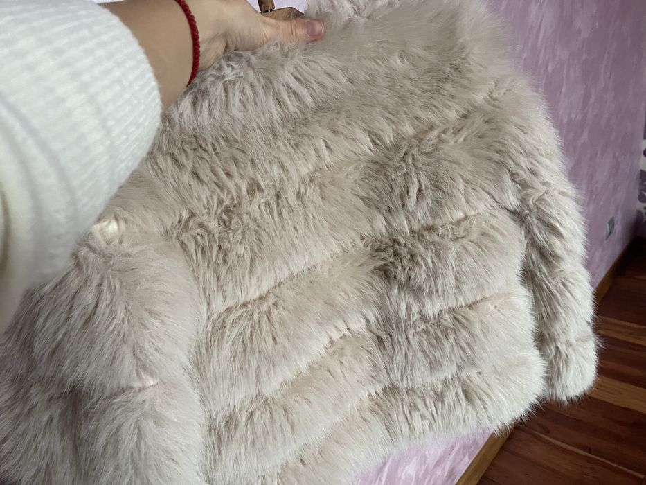 Пролетно палто с косъм