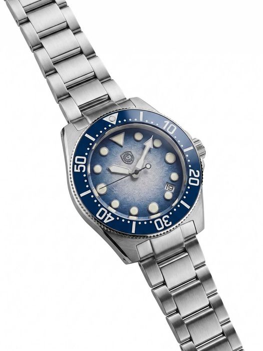 Ceas Automatic - Glacier Blue Diver 40mm - mecanism japonez
