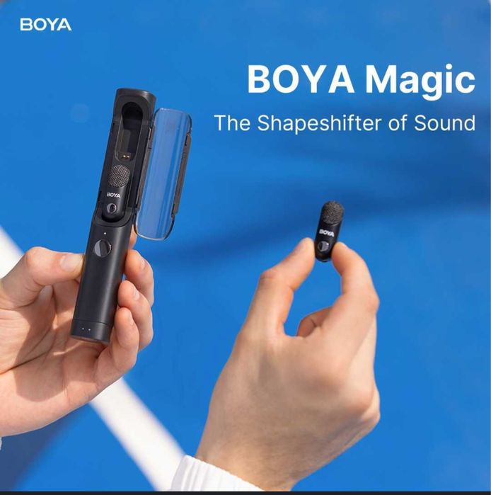 BOYA Magic — универсальный беспроводной микрофон с AI шумоподавлением