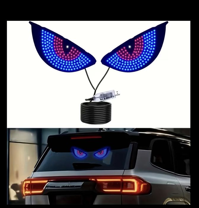 LED „Devil Eyes“ светлини за автомобил – ефектни демонични очи (USB)