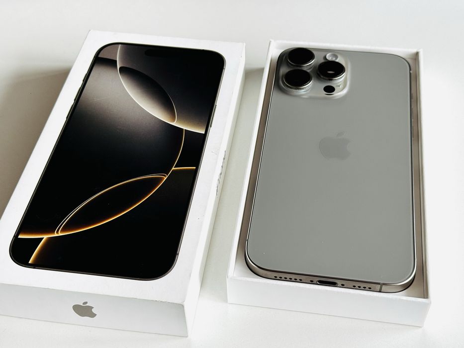 Iphone 16 Pro 128GB Natural Titanium Гаранция 6 месеца