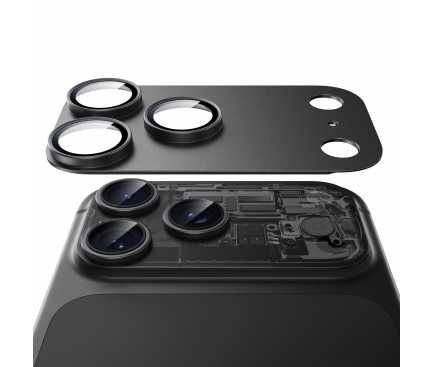 Folie din Sticla pentru Camere Foto–iPhone 18 Pro Max Negru