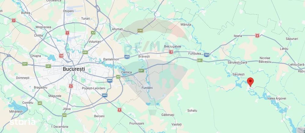 Teren intravilan de vanzare 2.464 mp, Gurbanesti