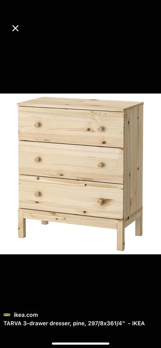 IKEA LEIRVIK 160×200 + IKEA TARVA + Samsung Smart TV