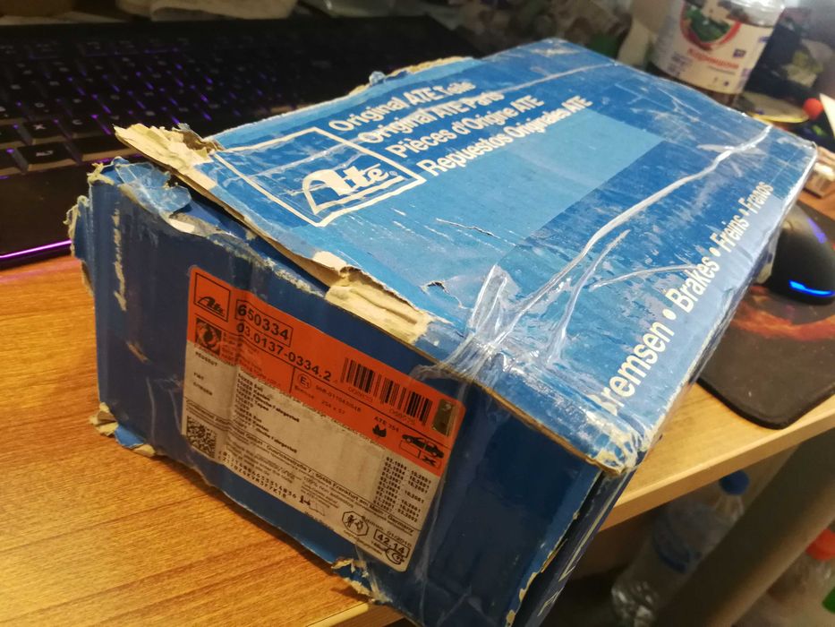 Комплект спирачна челюст ATE за Jumper и Ducato