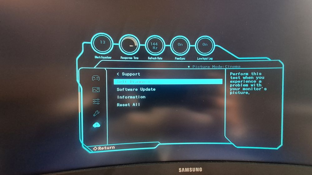 Monitor samsung c32g55tqbu