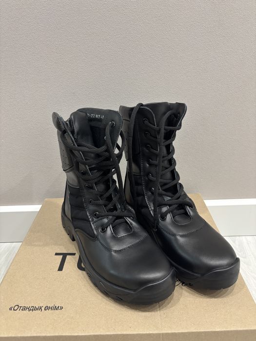 Берцы кожаные летние