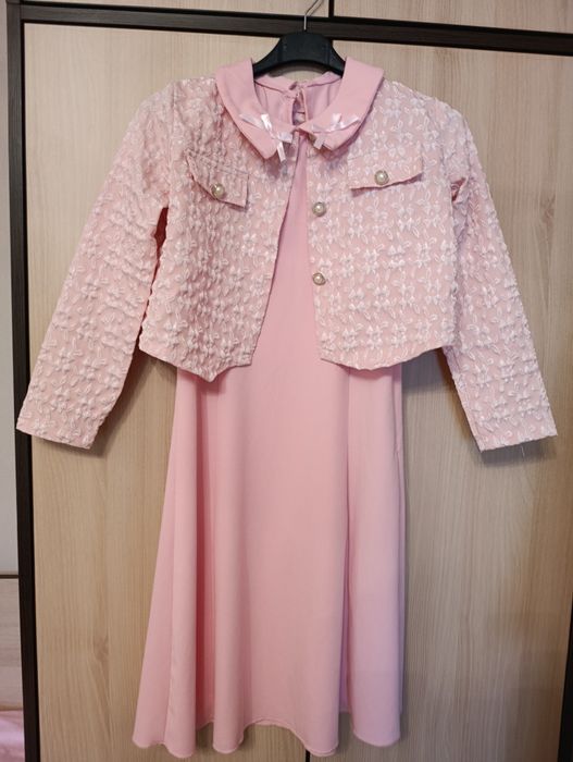 Детска рокля с болеро 13-14 г.