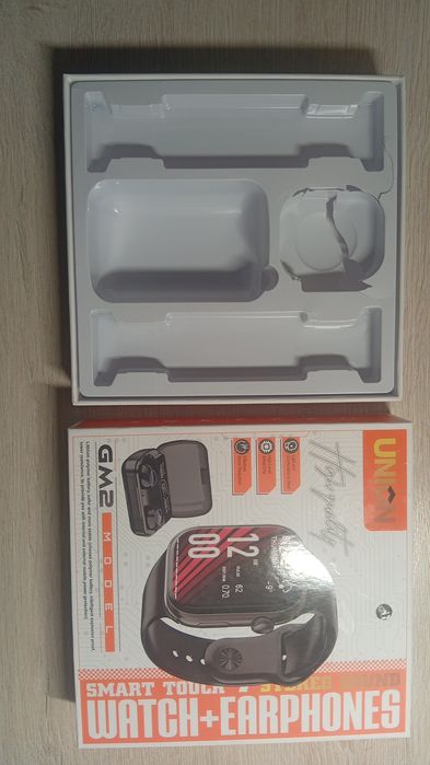 Смарт часы gm2 + наушники