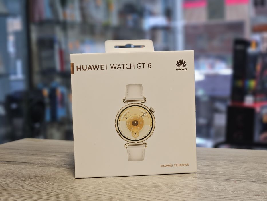 Ново!  Huawei Watch GT 6 41MM  Gold Stainless Steel Case