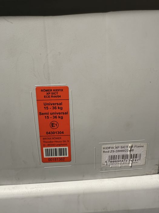 Vand scaun auto Britax Romer Kidfix Black Series, 15-36 kg