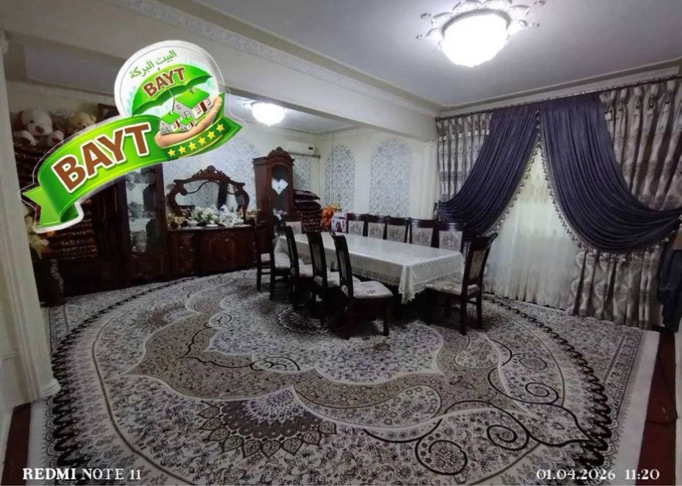 Продается 5 комнатная Сергели Дустлик 2,Площадь:120м2,Балкон:2х9 х