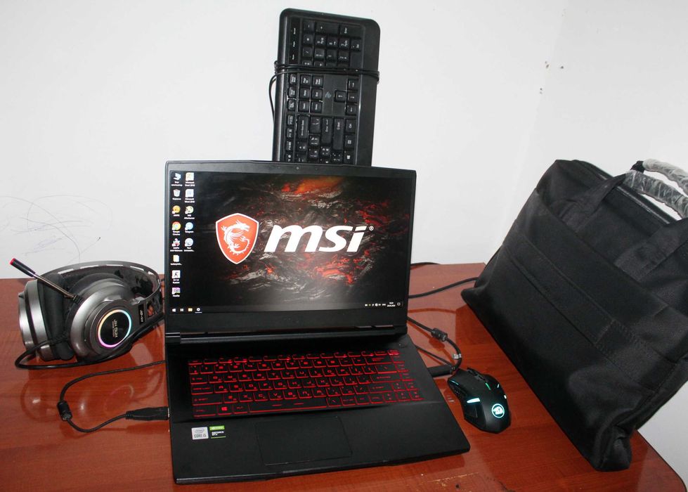 Kuchli Noutbuk sotiladi . igravoy Msi 10 gen GTX 1650