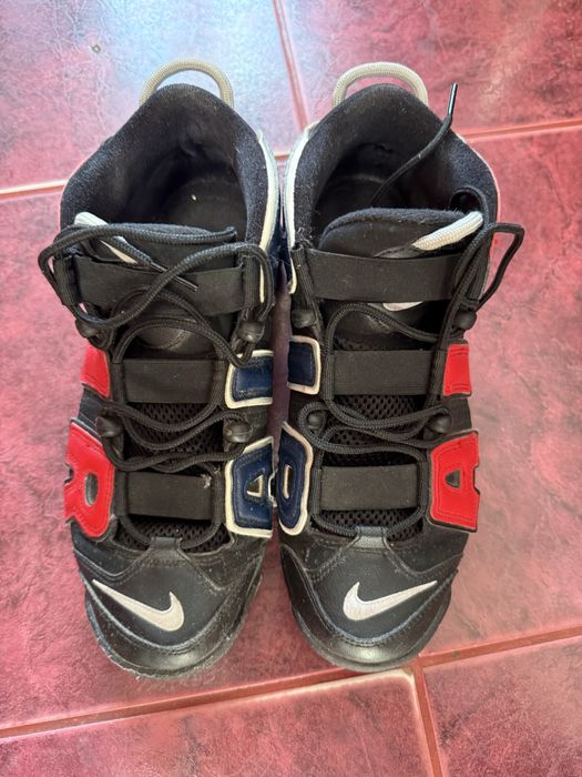 Nike uptempo albastri rosi