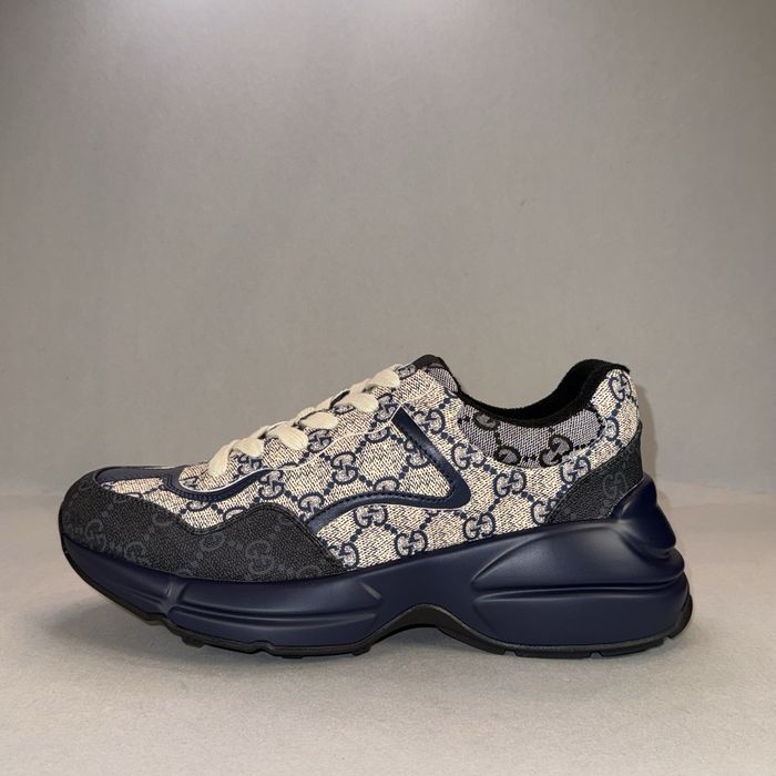 Gucci Rhyton "Navy Beige"! НОВИ!