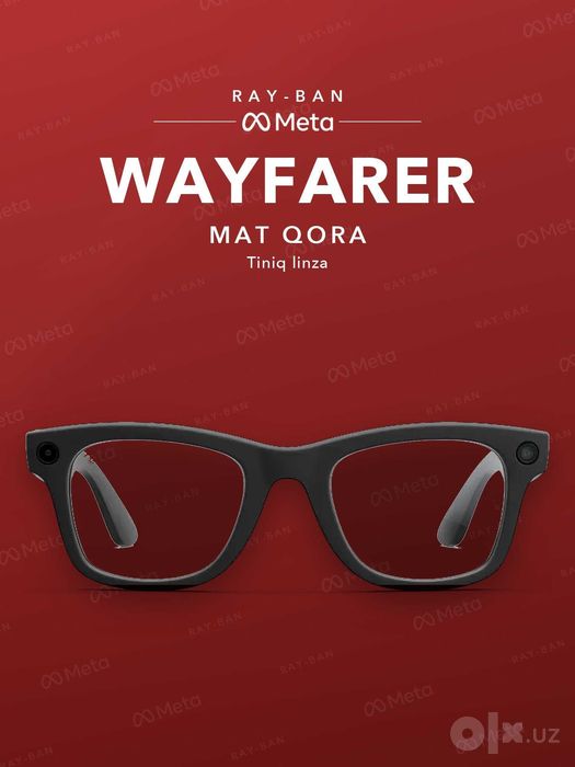 Ray-Ban Meta Wayfarer Gen 2 Matte Black, tiniq linza — original
