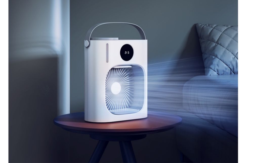Умный вентилятор настольный  Cooling Fan таймером CL08