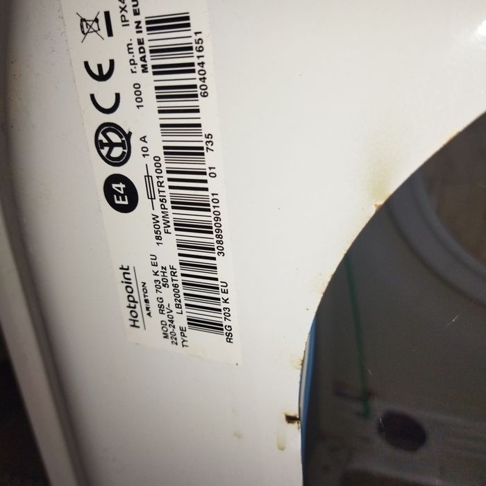 Платка за пералня hotpoint RSG  703 K