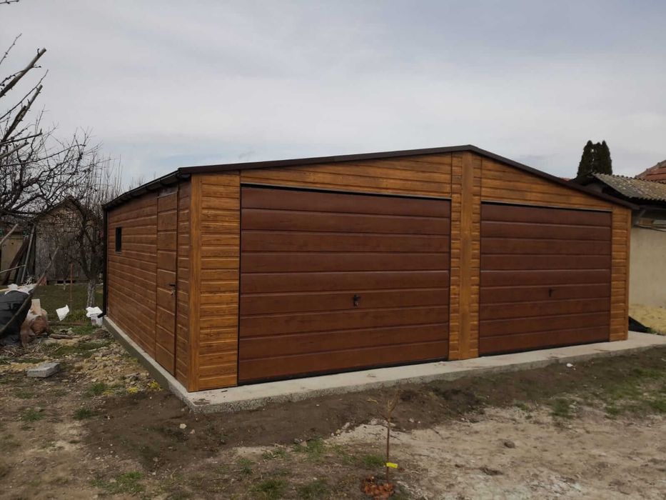 Executam garaje auto din structura metalica si panou sandwich