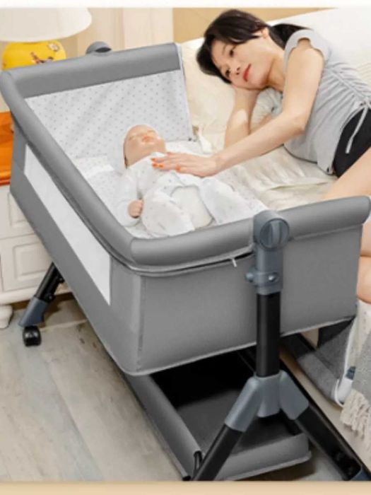 Приставная детская кроватка, для новорожденных люлька, Манеж