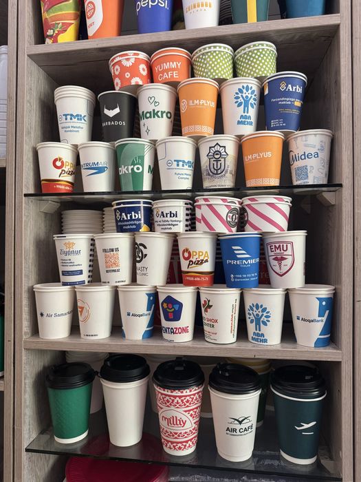 Одноразовая стаканы вашим логотипом