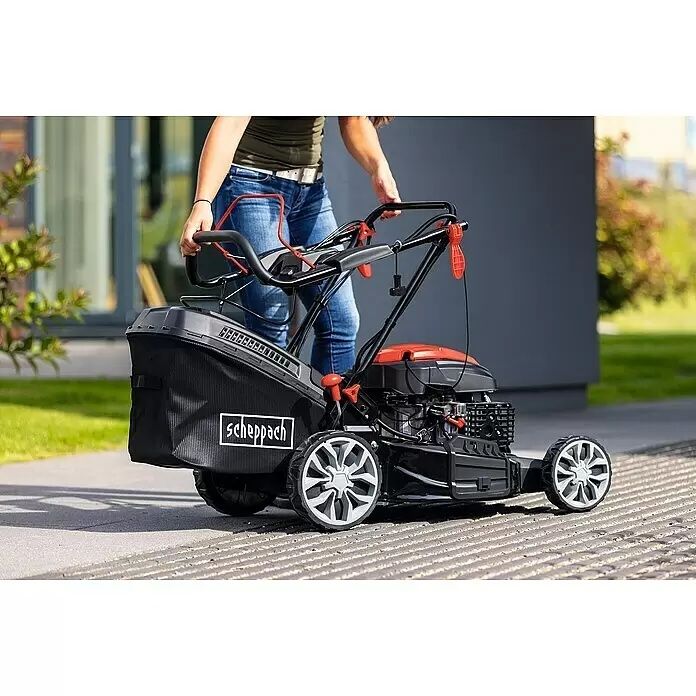 Mașină de tuns gazon pe benzină Scheppach MS225-56E start stop