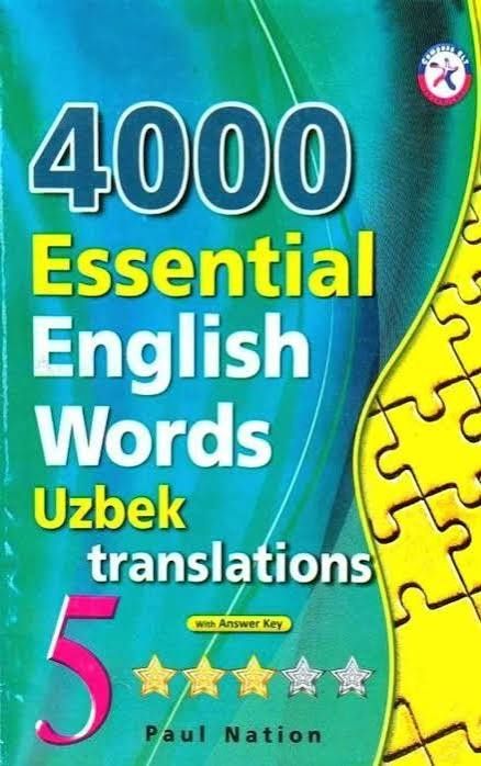 4000 Essential English Words  (rangli, o'zbekcha tarjimasi bilan)
Pau