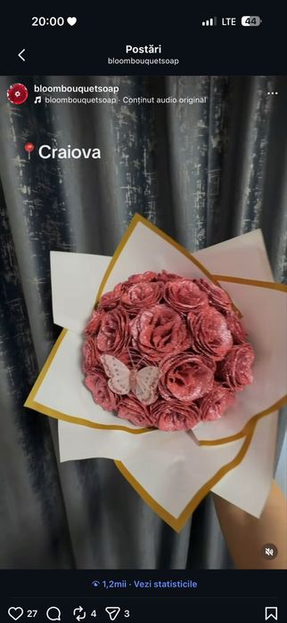 Buchet 19 trandafiri imperiali