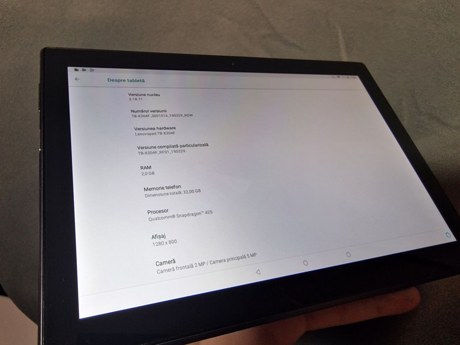 Tabletă Lenovo Tab 4 10 (TB-X304F) – 10.1 Inch, 32GB, Snapdragon, Android 8.1, Netflix