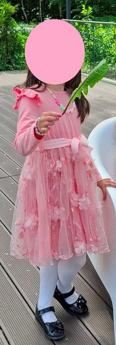 Rochite fetite 4-6-7 ani 110-122 cm rosu, roz si alb.