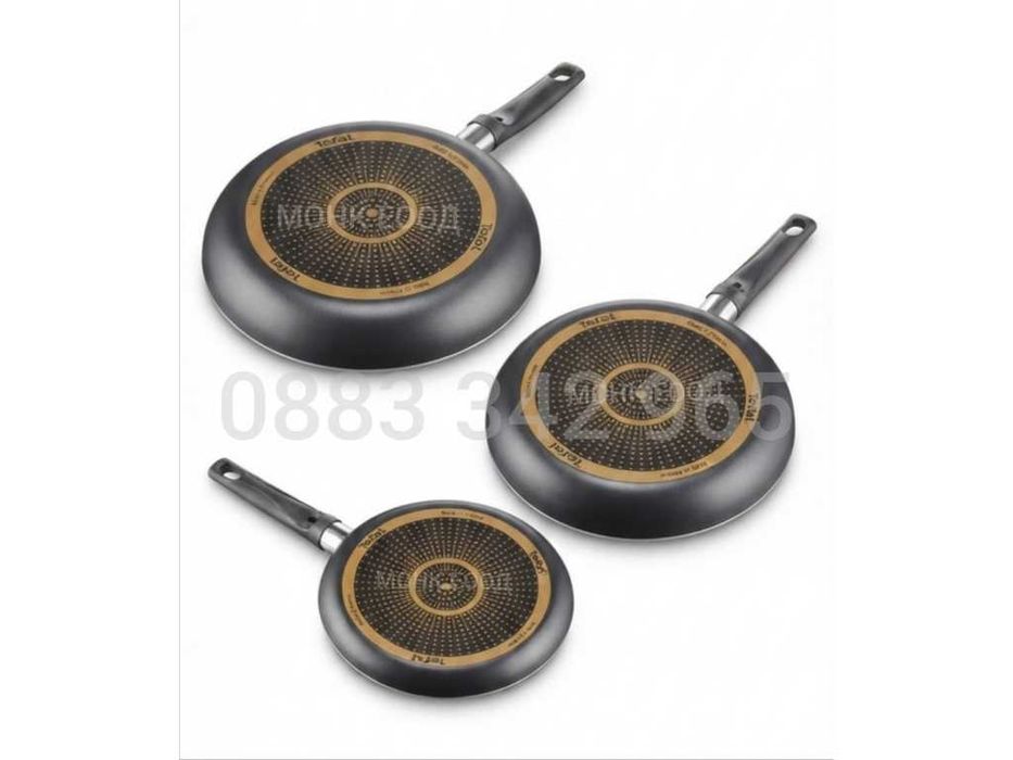 НОВИ! Комплект тигани Tefal Simple Cook 3 части 20, 24 и 28 см