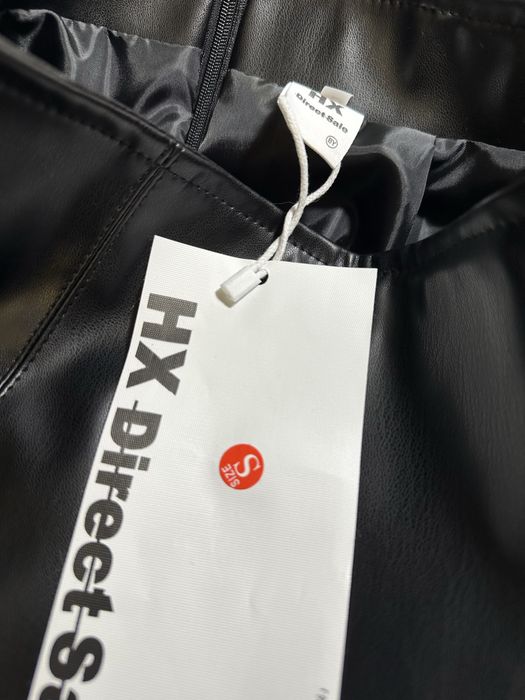 Юбка кожа. Новая. Мини