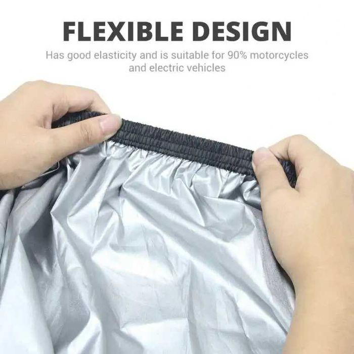 Двуцветно водоустойчиво покривало за мотор L XL XXL XXXL 406016