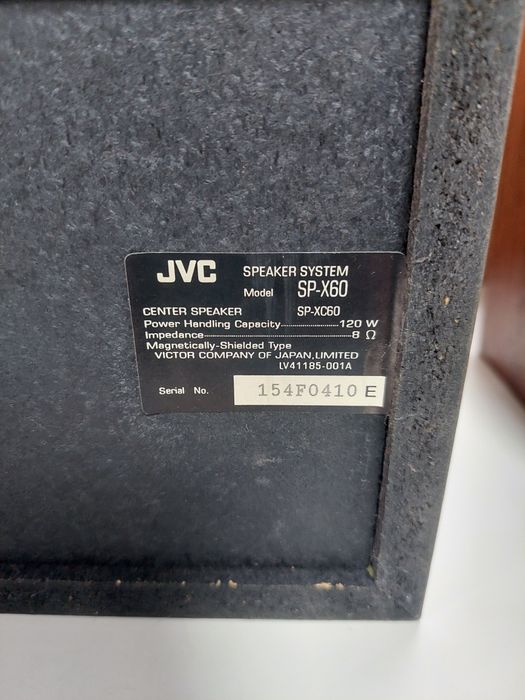 JVC SP-X60 Surround Speaker/Center-120w + Speaker-2x50w Перфектни Като