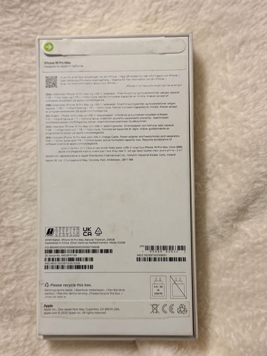 Iphone 16 pro max 256G