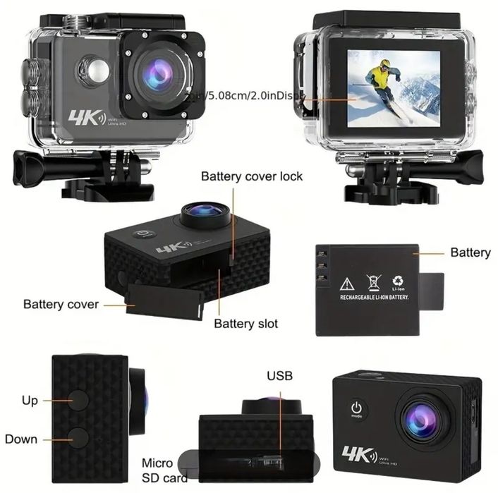 Kaмepa Ourlife 4K Ultra HD