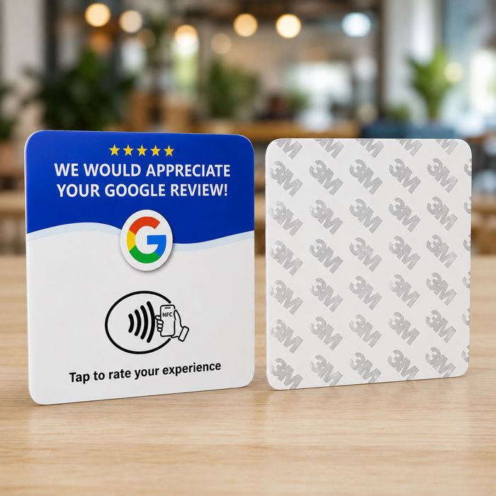 Card NFC pentru recenzii Google