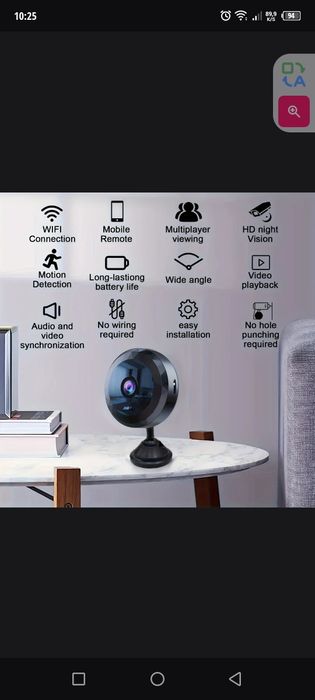 Камера ведио мини WiFi