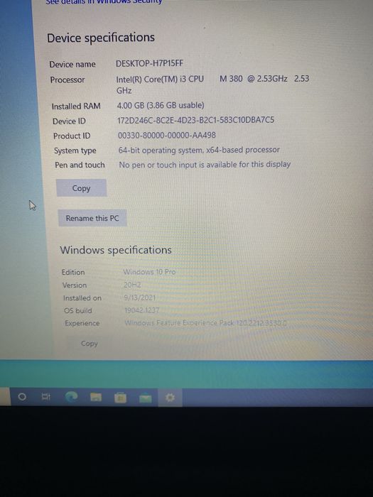 Laptop sony vajo