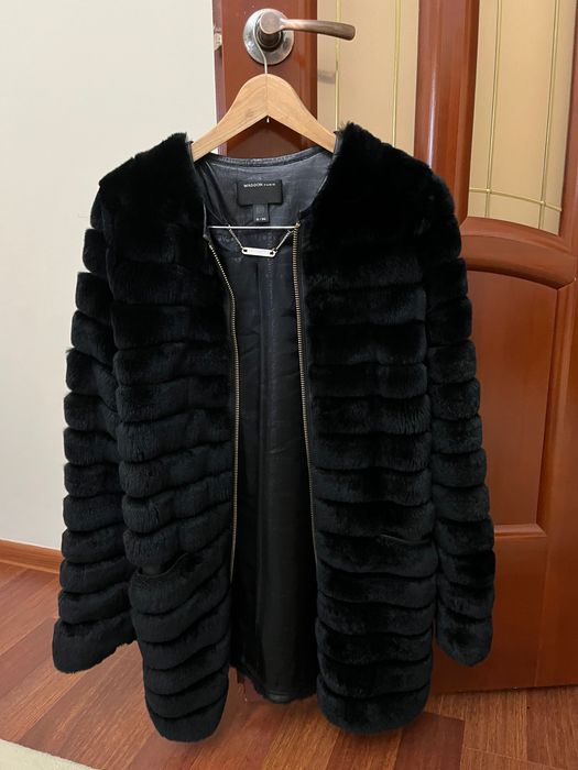 Шуба натуральный мутон женская