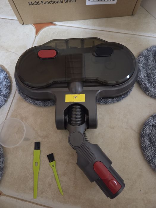 Двойно въртящ се моп комплект, съвместим с прахосмукачки Dyson V7/V8/V