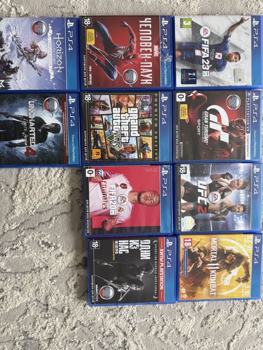 Диски для приставки PS4