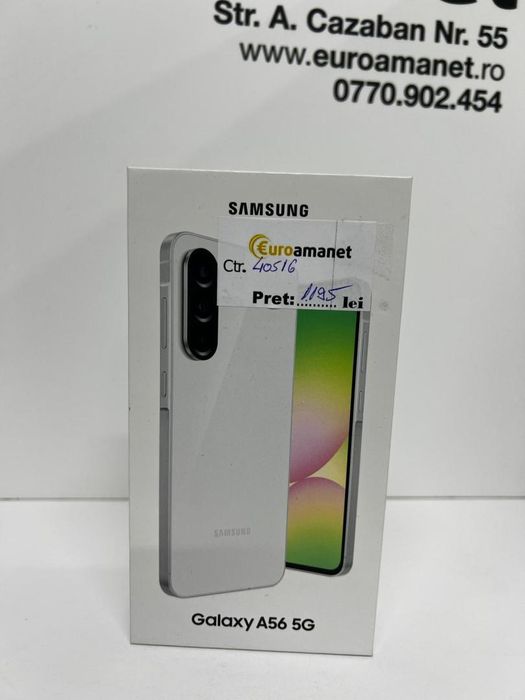 Telefon mobil Samsung Galaxy A56, Dual SIM, 8GB RAM, 128GB -I-