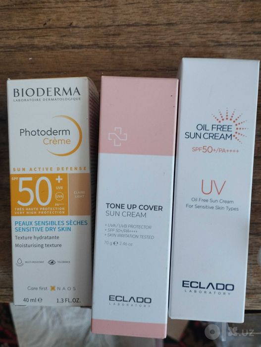 Eclado spf exo clinic, bioderma spf