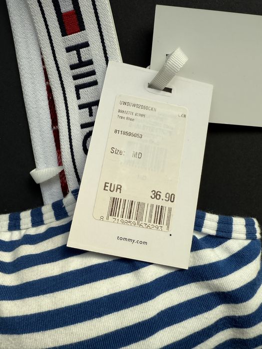 Дамско бюстие Tommy Hilfiger, синьо и бяло /S, M, L/
