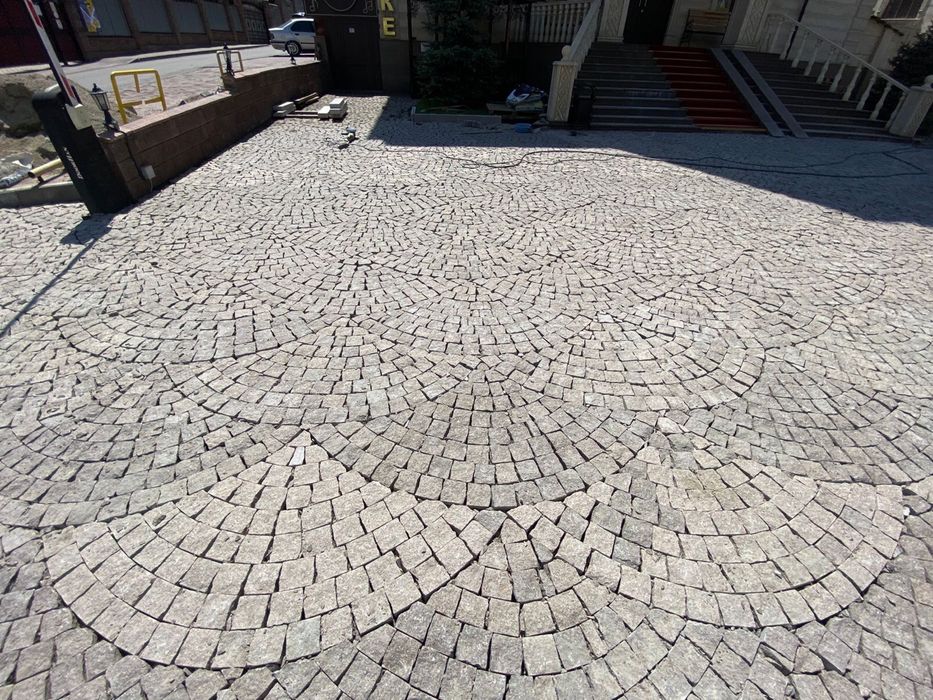 Укладка брусчатка и тротуарная плитка