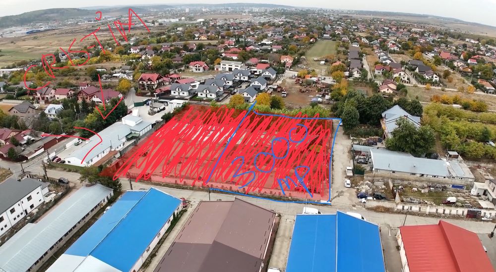 Teren suprafata 3000mp  zona Holboca-Cris-Tim