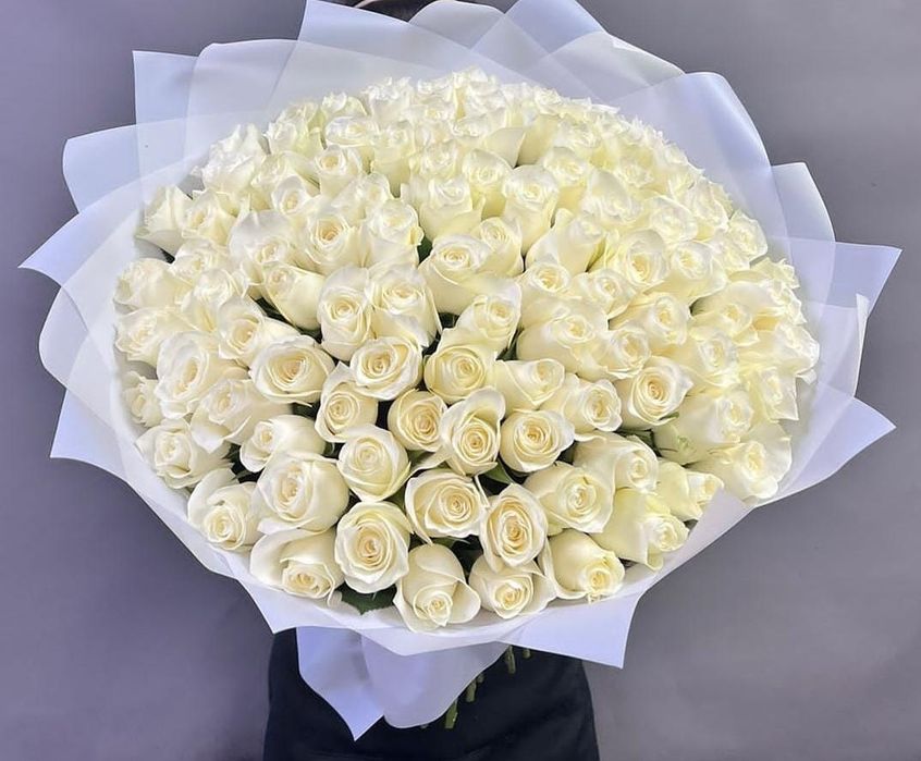 25 штук роза букет 60-70см